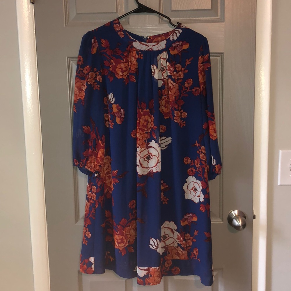 Floral Long Sleeve Dress